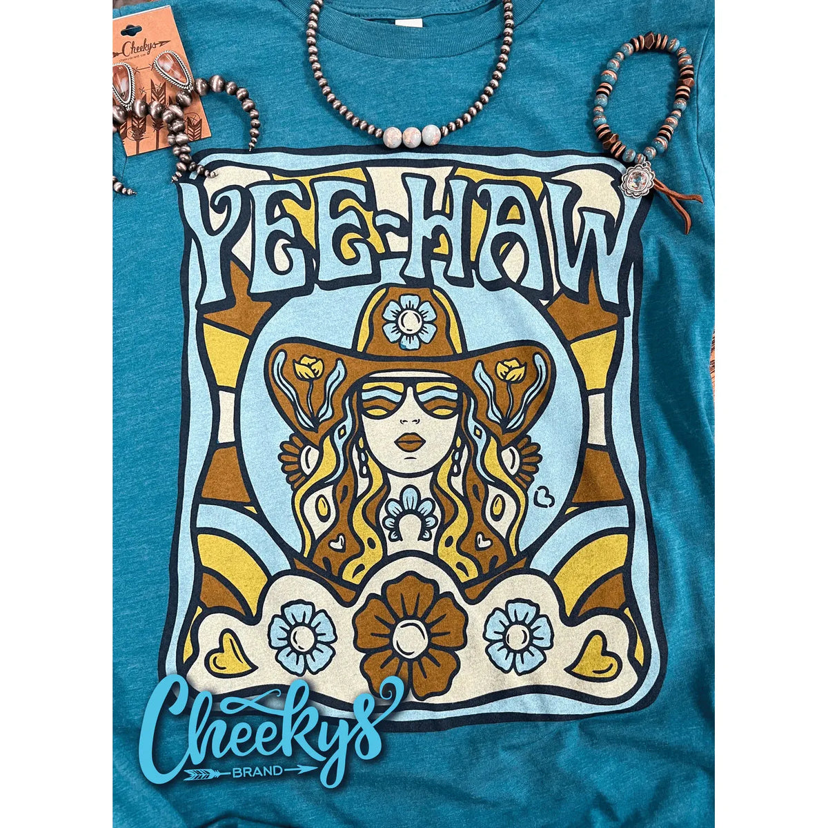 Graphic Yee-Haw T, by Cheeky’s-Graphic Tees-[Womens_Boutique]-[NFR]-[Rodeo_Fashion]-[Western_Style]-Calamity's LLC