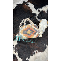 Navajo Pattern Weekender Bag-Handbags-[Womens_Boutique]-[NFR]-[Rodeo_Fashion]-[Western_Style]-Calamity's LLC