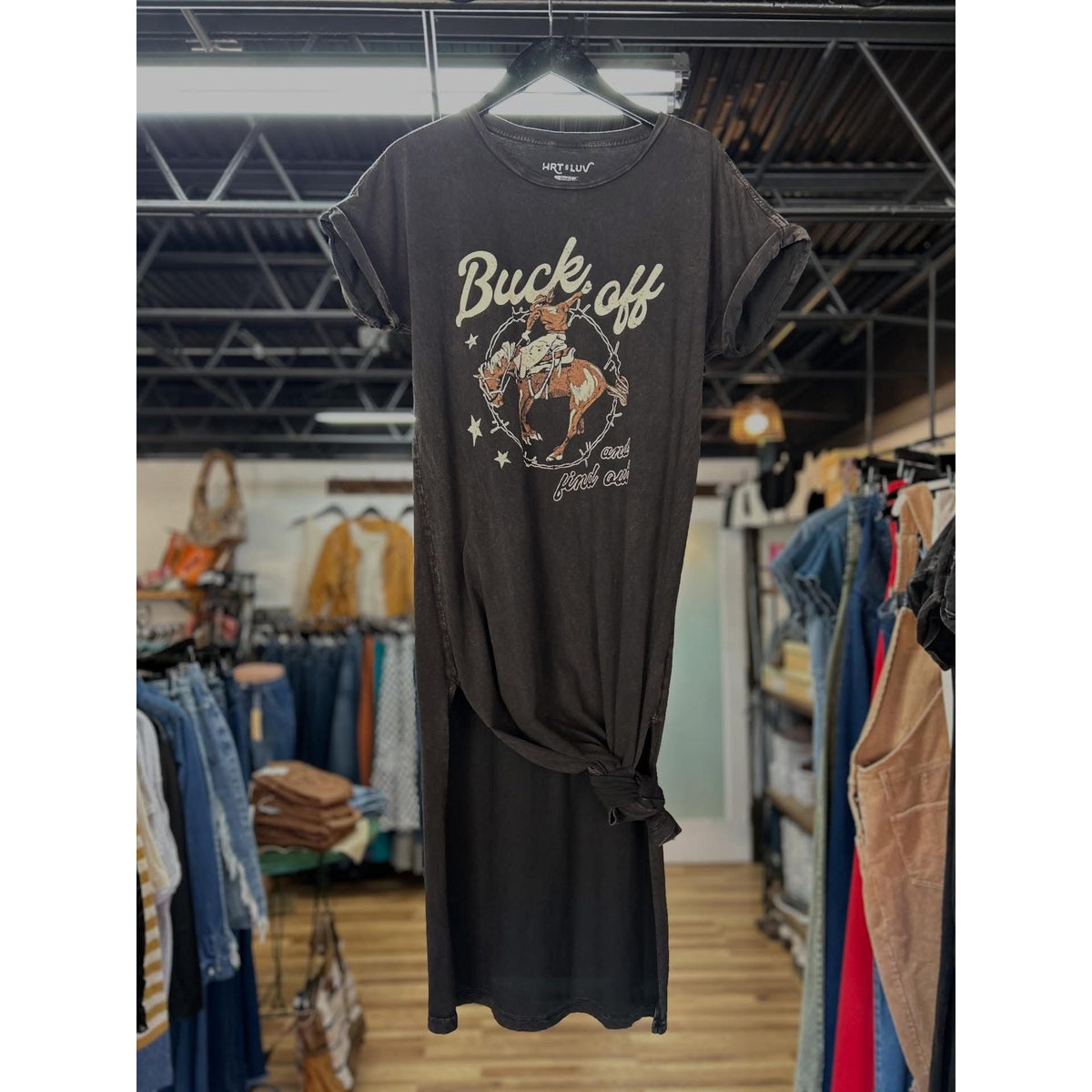 Buck Off and Find Out Dress-[Womens_Boutique]-[NFR]-[Rodeo_Fashion]-[Western_Style]-Calamity's LLC