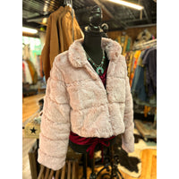 Cropped Faux Fur Jacket-[Womens_Boutique]-[NFR]-[Rodeo_Fashion]-[Western_Style]-Calamity's LLC