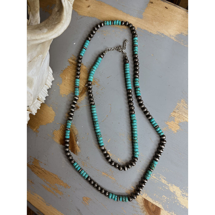 Western River Necklace-Necklaces-[Womens_Boutique]-[NFR]-[Rodeo_Fashion]-[Western_Style]-Calamity's LLC