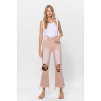 90's Vintage Crop Flare Jeans-[Womens_Boutique]-[NFR]-[Rodeo_Fashion]-[Western_Style]-Calamity's LLC