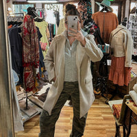 Hooded contrast combination coat-[Womens_Boutique]-[NFR]-[Rodeo_Fashion]-[Western_Style]-Calamity's LLC