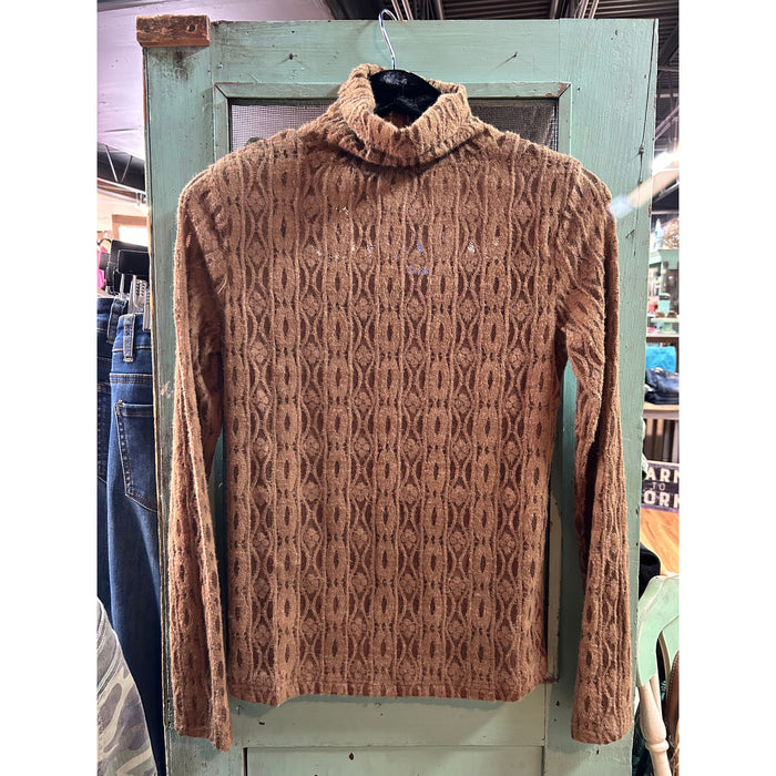 Hope Lace Turtleneck-[Womens_Boutique]-[NFR]-[Rodeo_Fashion]-[Western_Style]-Calamity's LLC