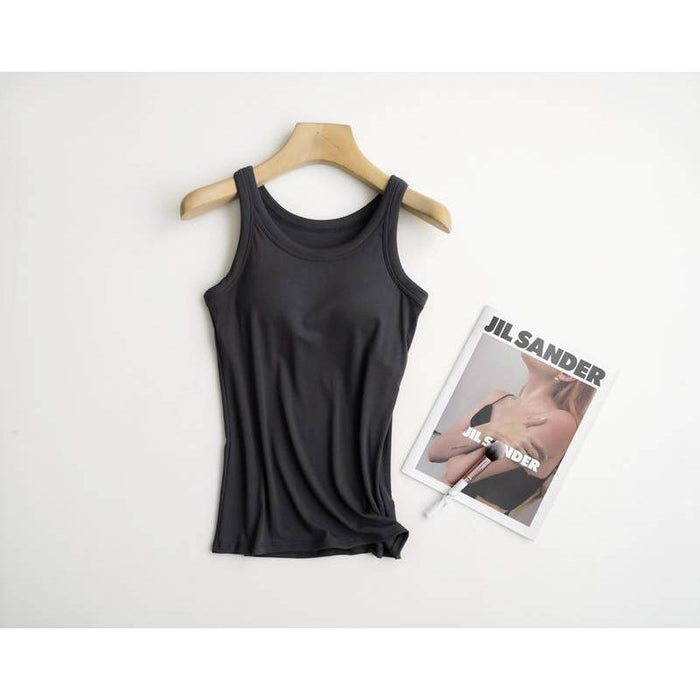 Essential Basic Rib Tank-[Womens_Boutique]-[NFR]-[Rodeo_Fashion]-[Western_Style]-Calamity's LLC