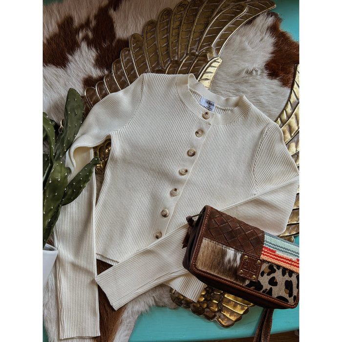 Button Down Cardigan-[Womens_Boutique]-[NFR]-[Rodeo_Fashion]-[Western_Style]-Calamity's LLC