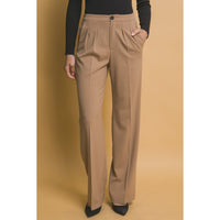 Formal Striped Straight-Leg Pants-Pants-[Womens_Boutique]-[NFR]-[Rodeo_Fashion]-[Western_Style]-Calamity's LLC