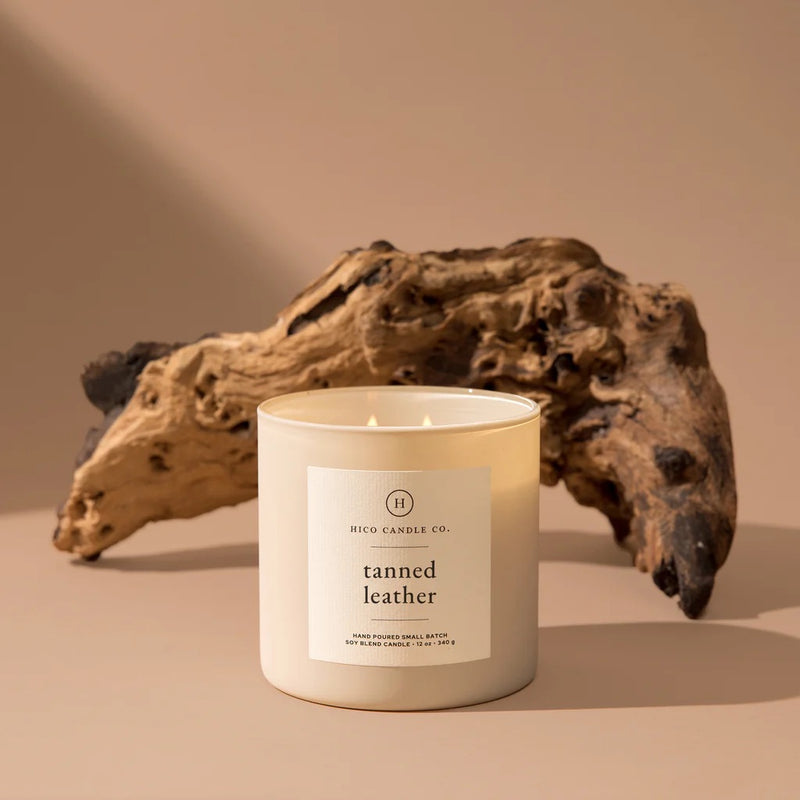 Hico Candle Co. - Tanned Leather-Candles-[Womens_Boutique]-[NFR]-[Rodeo_Fashion]-[Western_Style]-Calamity's LLC