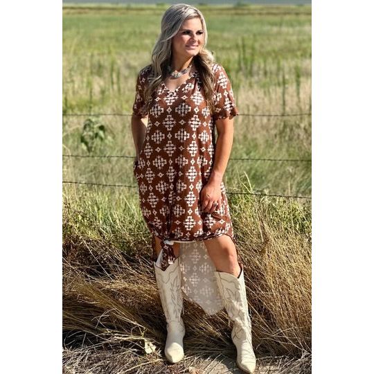 Meet Me In Wyoming Maxi Dress-[Womens_Boutique]-[NFR]-[Rodeo_Fashion]-[Western_Style]-Calamity's LLC