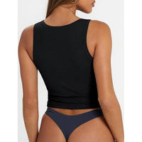Hottie Plain Summer Tank Top-[Womens_Boutique]-[NFR]-[Rodeo_Fashion]-[Western_Style]-Calamity's LLC