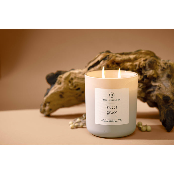 Hico Candle Co. - Sweet Grace Candle: 12oz Candle-Candles-[Womens_Boutique]-[NFR]-[Rodeo_Fashion]-[Western_Style]-Calamity's LLC