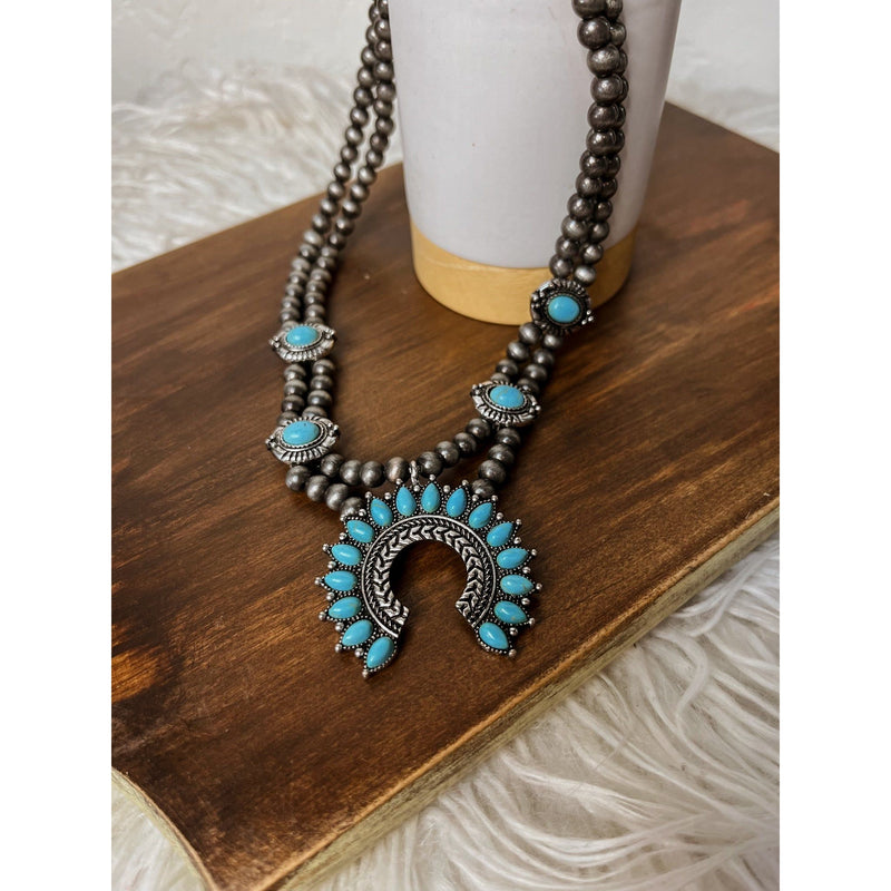 Beaded Squash Necklace