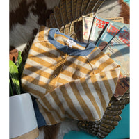 Contrast ribbed loose fit sweater cardigan￼-[Womens_Boutique]-[NFR]-[Rodeo_Fashion]-[Western_Style]-Calamity's LLC