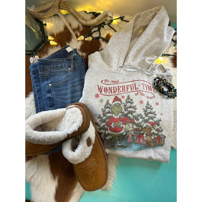 Grinch Sweatshirt-[Womens_Boutique]-[NFR]-[Rodeo_Fashion]-[Western_Style]-Calamity's LLC