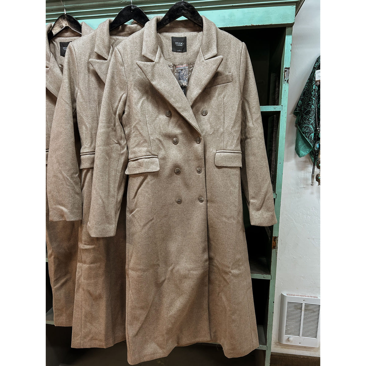 Double Breasted Coat-[Womens_Boutique]-[NFR]-[Rodeo_Fashion]-[Western_Style]-Calamity's LLC