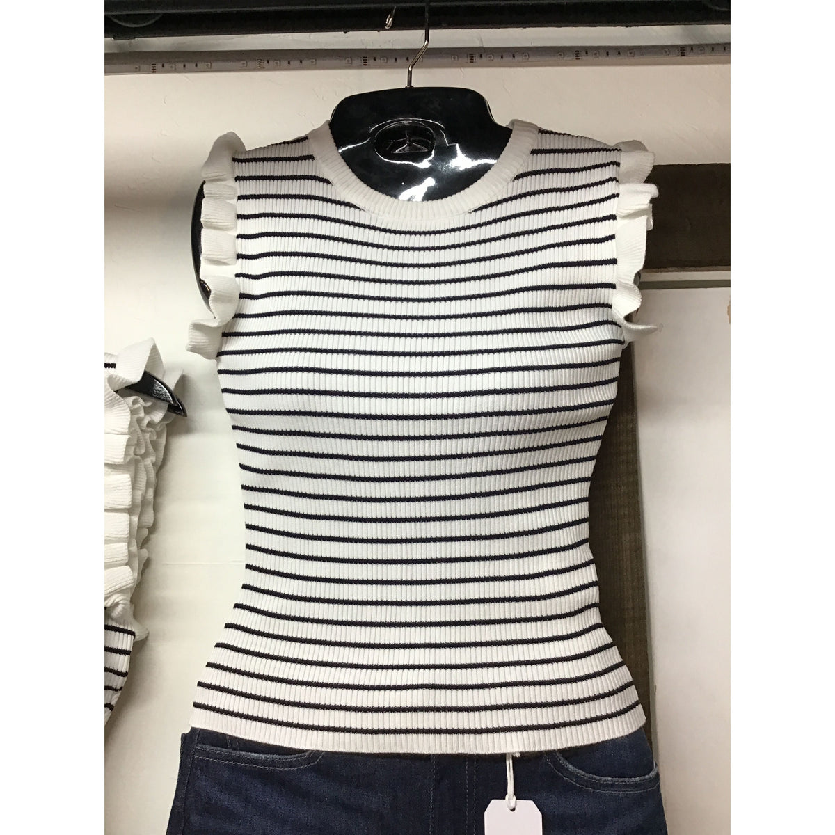 Stripe Sweater Shirt-[Womens_Boutique]-[NFR]-[Rodeo_Fashion]-[Western_Style]-Calamity's LLC