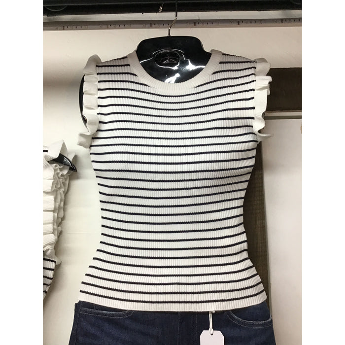 Stripe Sweater Shirt-[Womens_Boutique]-[NFR]-[Rodeo_Fashion]-[Western_Style]-Calamity's LLC