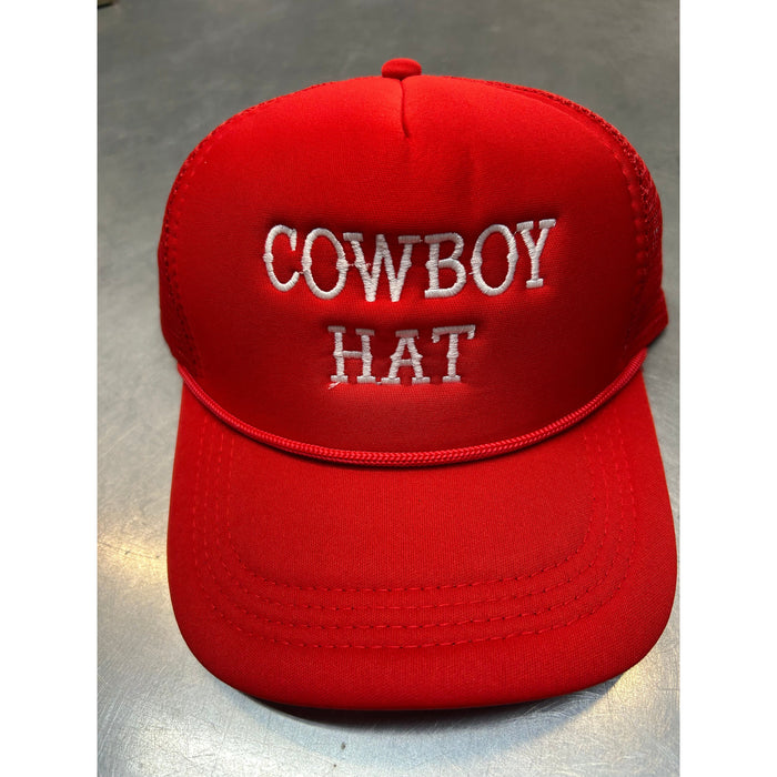 Cowboy Hat Trucker Hat-Hats-[Womens_Boutique]-[NFR]-[Rodeo_Fashion]-[Western_Style]-Calamity's LLC