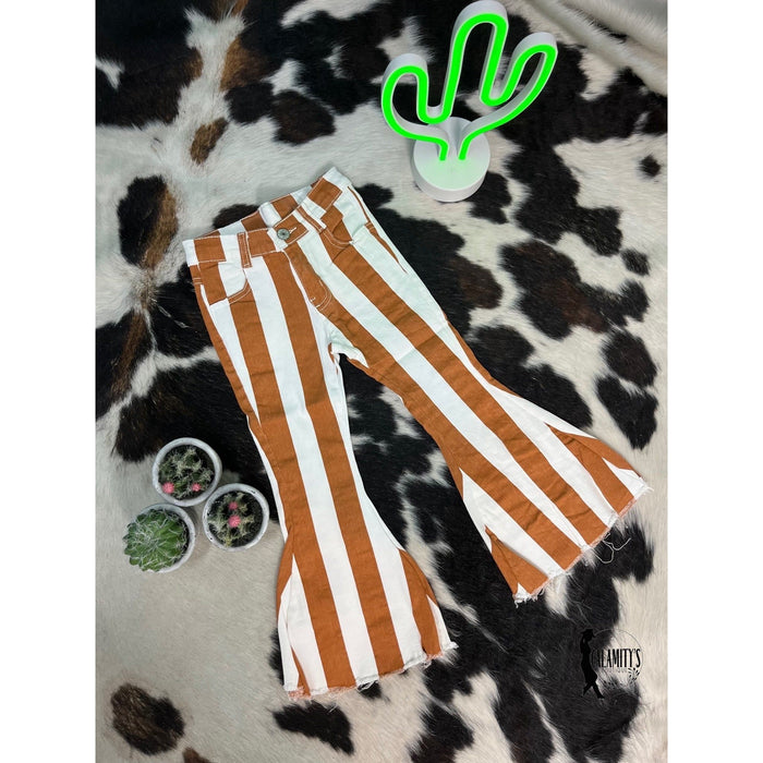 Kids striped bell bottoms-Kids-[Womens_Boutique]-[NFR]-[Rodeo_Fashion]-[Western_Style]-Calamity's LLC