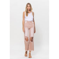 90's Vintage Crop Flare Jeans-[Womens_Boutique]-[NFR]-[Rodeo_Fashion]-[Western_Style]-Calamity's LLC