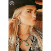 ACE'S Necklace and Earring Set-Earrings-[Womens_Boutique]-[NFR]-[Rodeo_Fashion]-[Western_Style]-Calamity's LLC