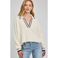 Tristan V Neck Sweater-Sweaters-[Womens_Boutique]-[NFR]-[Rodeo_Fashion]-[Western_Style]-Calamity's LLC