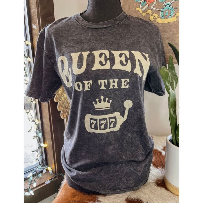 Queen of The Machine-Graphic Tees-[Womens_Boutique]-[NFR]-[Rodeo_Fashion]-[Western_Style]-Calamity's LLC