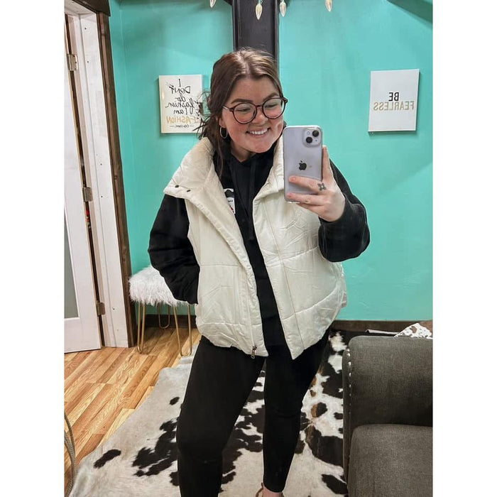 Puffer Vest-[Womens_Boutique]-[NFR]-[Rodeo_Fashion]-[Western_Style]-Calamity's LLC