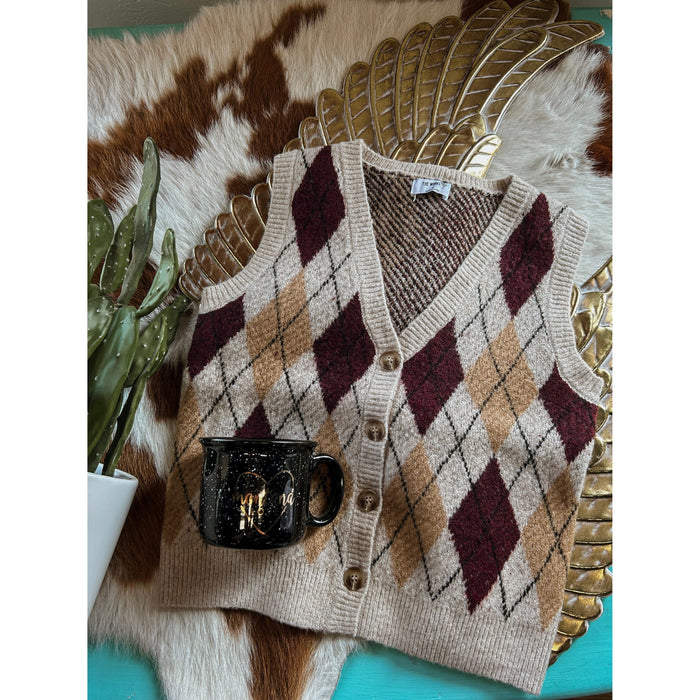 Cardigan Vest-[Womens_Boutique]-[NFR]-[Rodeo_Fashion]-[Western_Style]-Calamity's LLC