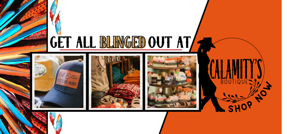 Shop New Arrivals and get all blinged out at Calamity's Boutique on Main | A women's western theme fashion boutique in Livingston, Montana