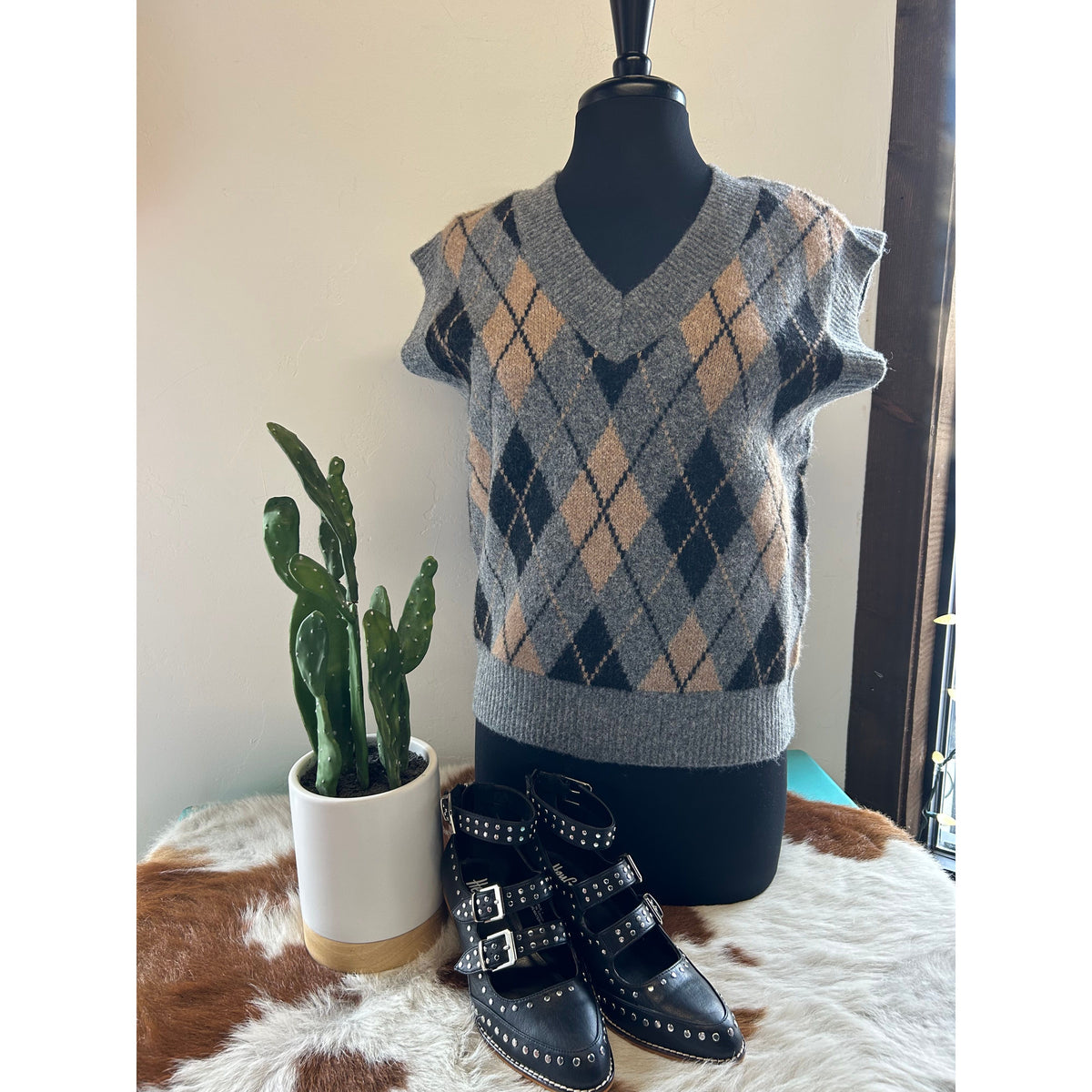 Jasmine Pullover Vest-[Womens_Boutique]-[NFR]-[Rodeo_Fashion]-[Western_Style]-Calamity's LLC