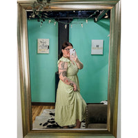 Flutter Sleeve Maxi Dress-[Womens_Boutique]-[NFR]-[Rodeo_Fashion]-[Western_Style]-Calamity's LLC