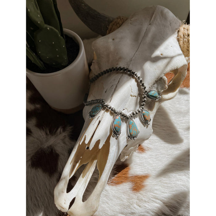 ACE'S Necklace and Earring Set-Earrings-[Womens_Boutique]-[NFR]-[Rodeo_Fashion]-[Western_Style]-Calamity's LLC