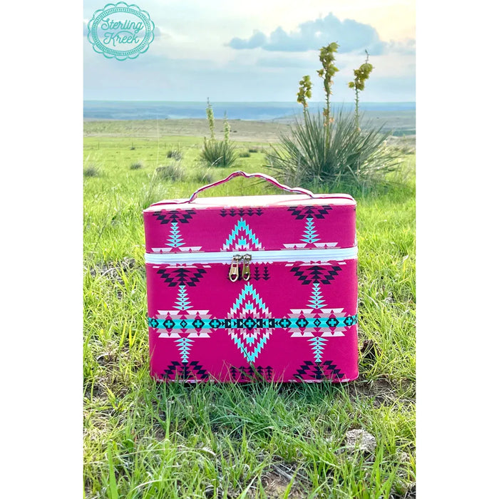 All Dolled Up Make-up Box.-Makeup Bag-[Womens_Boutique]-[NFR]-[Rodeo_Fashion]-[Western_Style]-Calamity's LLC