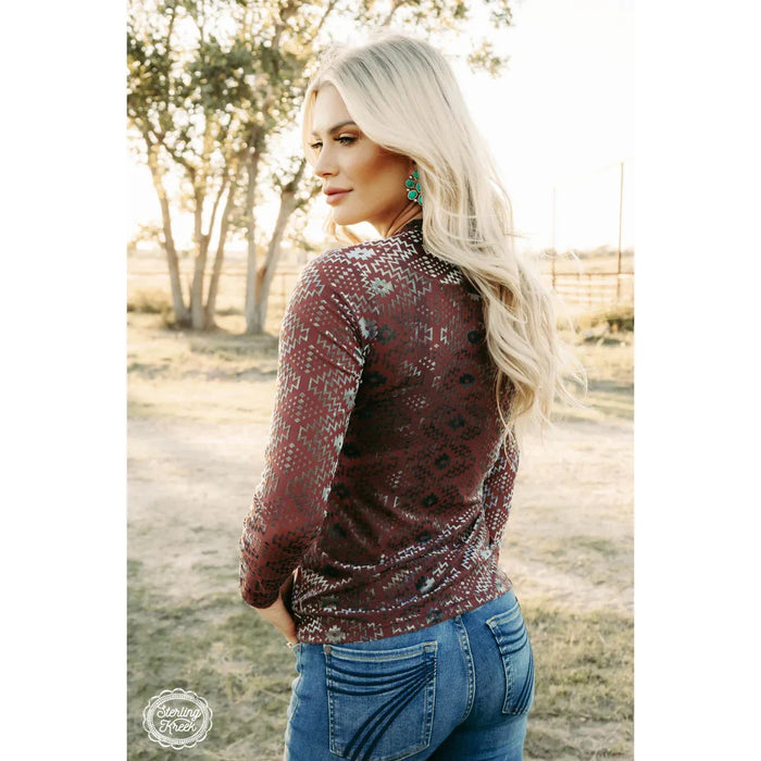 Sleigh all Day ￼-Long Sleeves-[Womens_Boutique]-[NFR]-[Rodeo_Fashion]-[Western_Style]-Calamity's LLC