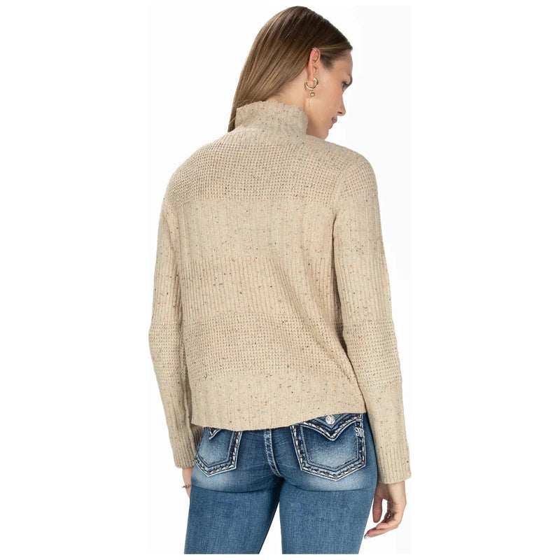Speckled Knit sweater ￼￼, by Miss Me-Sweaters-[Womens_Boutique]-[NFR]-[Rodeo_Fashion]-[Western_Style]-Calamity's LLC