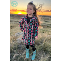 Arlington Aztec Kids Jacket ￼-Kids-[Womens_Boutique]-[NFR]-[Rodeo_Fashion]-[Western_Style]-Calamity's LLC