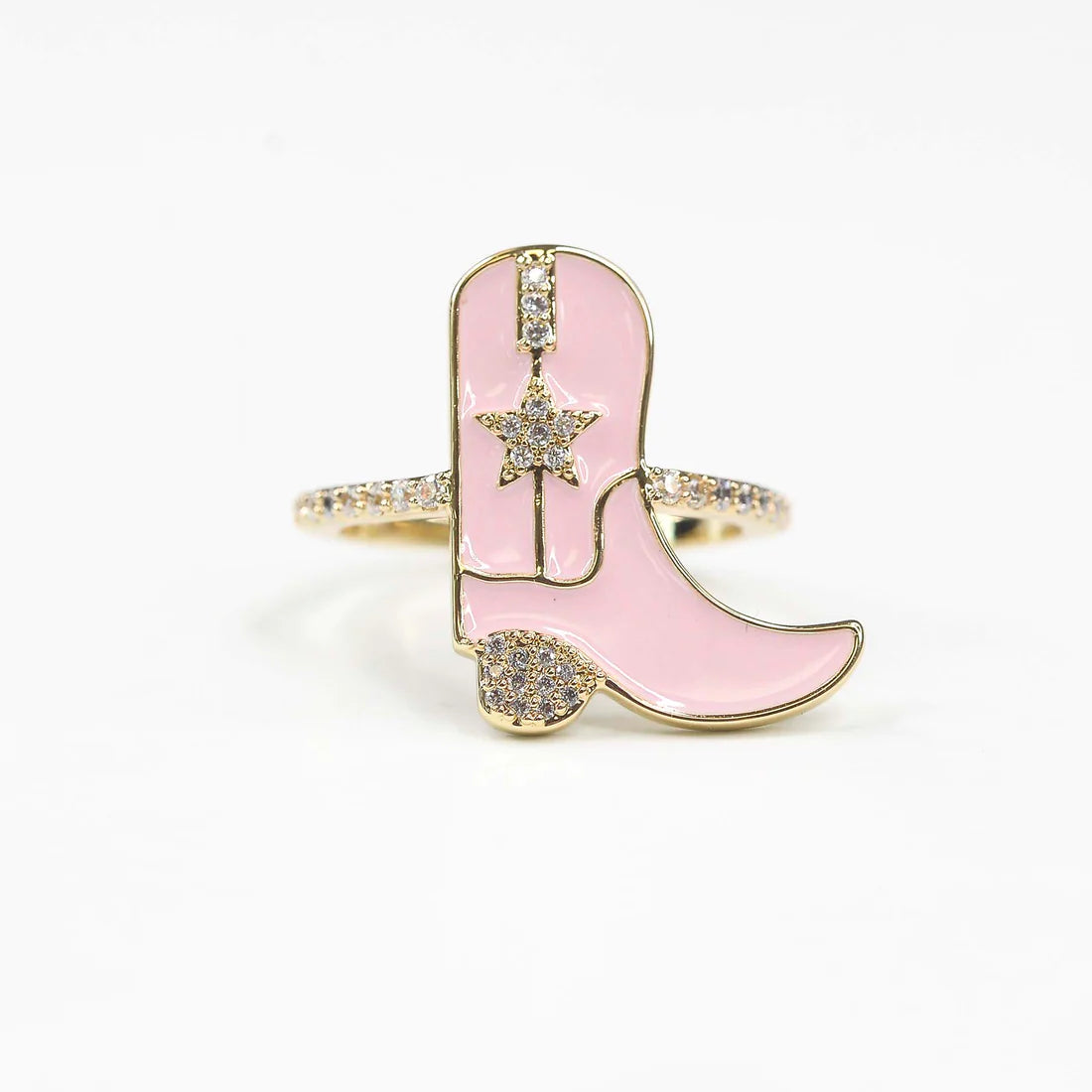 Cowgirl Boot Ring-Rings-[Womens_Boutique]-[NFR]-[Rodeo_Fashion]-[Western_Style]-Calamity's LLC