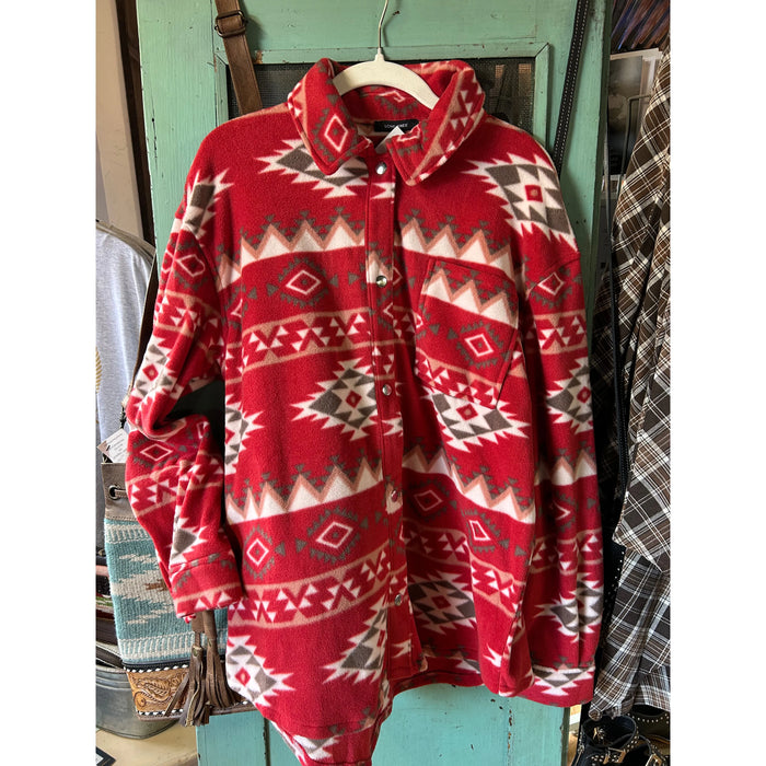 Aztec Button Up-[Womens_Boutique]-[NFR]-[Rodeo_Fashion]-[Western_Style]-Calamity's LLC