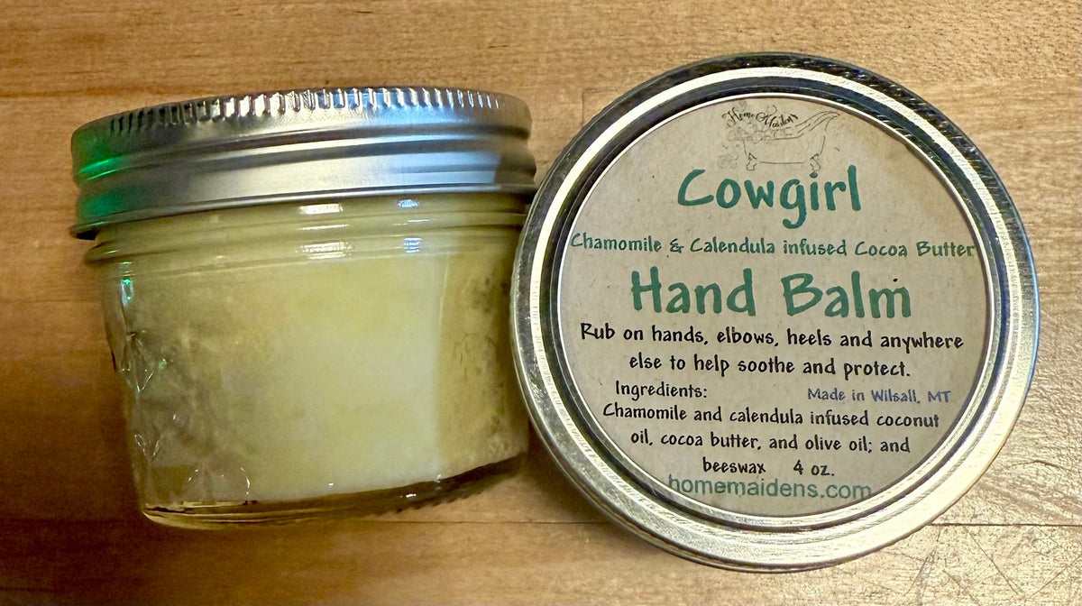 Cowgirl Hand Balm 4 oz – By: Home Maidens-Hand Balm-[Womens_Boutique]-[NFR]-[Rodeo_Fashion]-[Western_Style]-Calamity's LLC