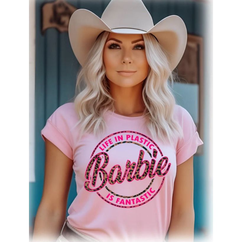 Life in Plastic Graphic T-Graphic Tees-[Womens_Boutique]-[NFR]-[Rodeo_Fashion]-[Western_Style]-Calamity's LLC