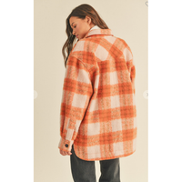 Ginger Plaid Jacket-Long Sleeves-[Womens_Boutique]-[NFR]-[Rodeo_Fashion]-[Western_Style]-Calamity's LLC