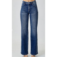 Risen Midrise Straight Jeans-Denim-[Womens_Boutique]-[NFR]-[Rodeo_Fashion]-[Western_Style]-Calamity's LLC