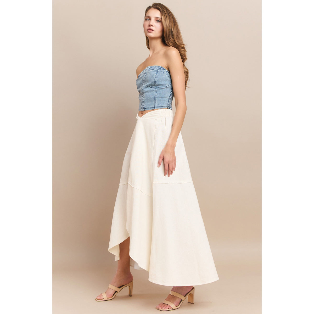 Linen Maxi Skirt-[Womens_Boutique]-[NFR]-[Rodeo_Fashion]-[Western_Style]-Calamity's LLC