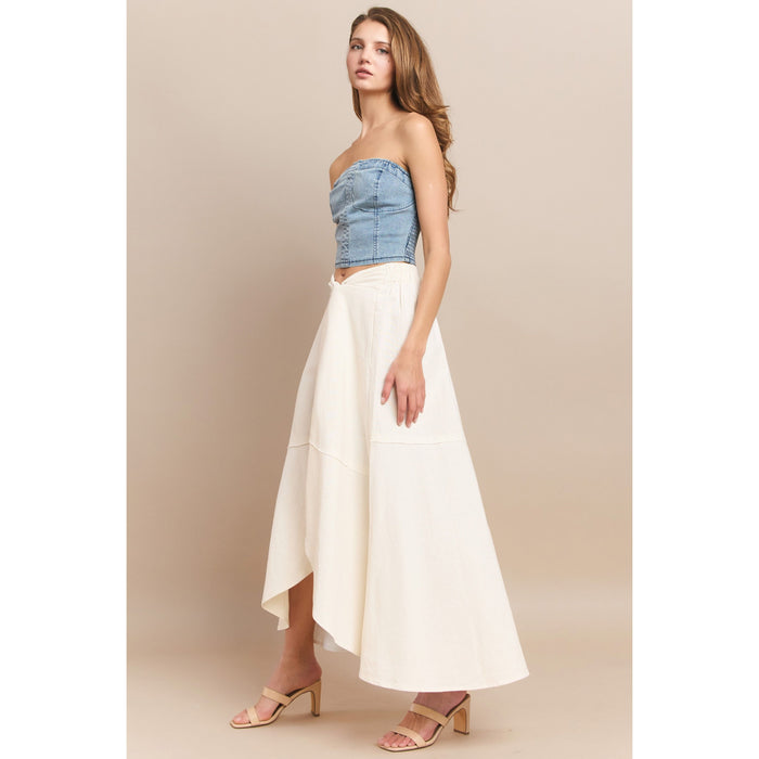 Linen Maxi Skirt-[Womens_Boutique]-[NFR]-[Rodeo_Fashion]-[Western_Style]-Calamity's LLC