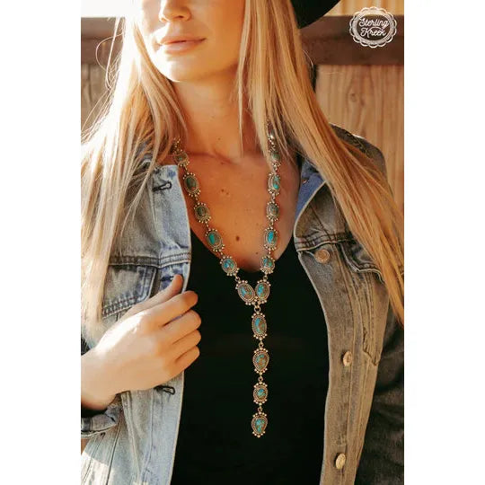 Texas Bay Necklace-Necklaces-[Womens_Boutique]-[NFR]-[Rodeo_Fashion]-[Western_Style]-Calamity's LLC