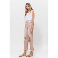 90's Vintage Crop Flare Jeans-[Womens_Boutique]-[NFR]-[Rodeo_Fashion]-[Western_Style]-Calamity's LLC