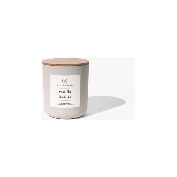 Hico Candle Co. - Vanilla Leather Candle: 12oz Candle-Candles-[Womens_Boutique]-[NFR]-[Rodeo_Fashion]-[Western_Style]-Calamity's LLC