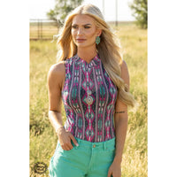 Happy Days Bodysuit-Bodysuits-[Womens_Boutique]-[NFR]-[Rodeo_Fashion]-[Western_Style]-Calamity's LLC