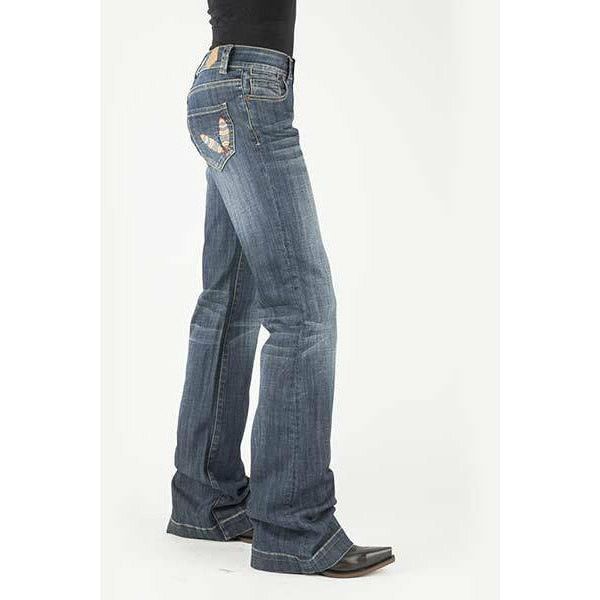 Tin Haul Trousers with Feather pocket detail.-Trousers-[Womens_Boutique]-[NFR]-[Rodeo_Fashion]-[Western_Style]-Calamity's LLC
